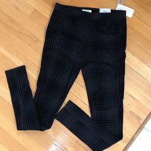 Mudd High-Rise Jeggings Black-Flocked-NWT-Size S